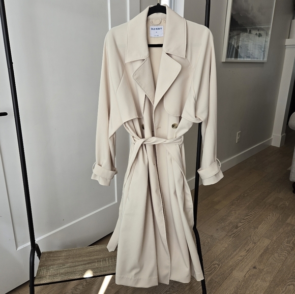 Old Navy Trench Coat 2X - Picture 1 of 8